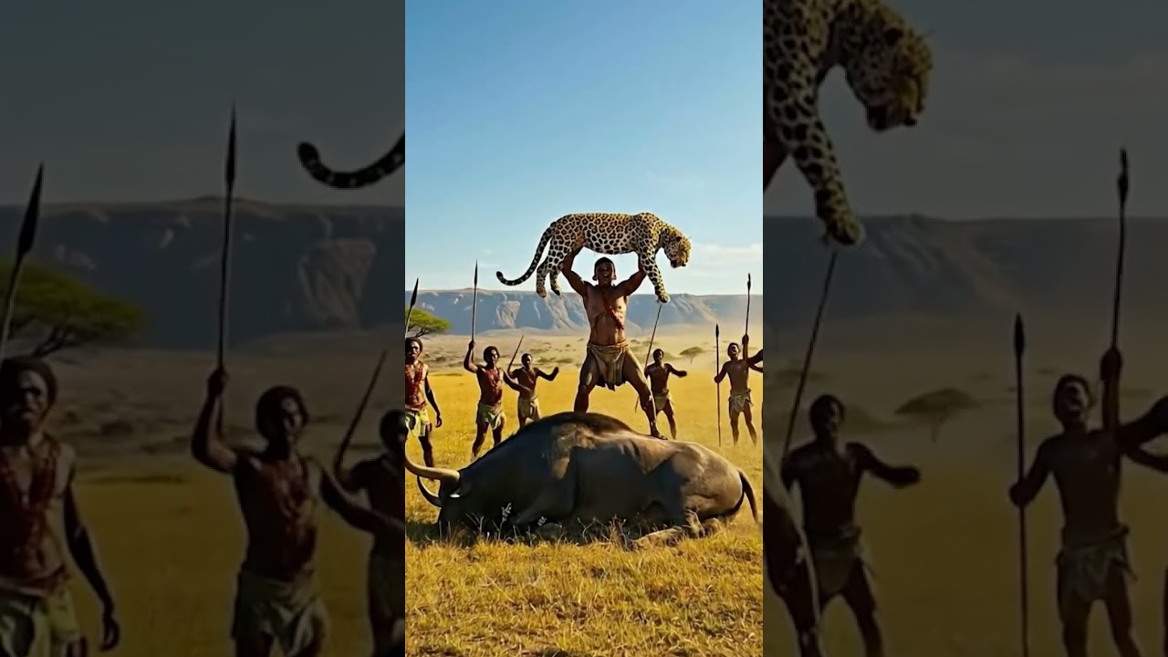 Warrior's Strength: Lifting a Leopard in the Wild! 