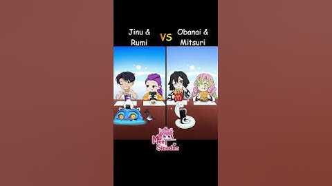 Be MORE SPECIFIC 😳 Rumi x Jinu VS Mitsuri x Obanai #DemonSlayer #KpopDemonHunters