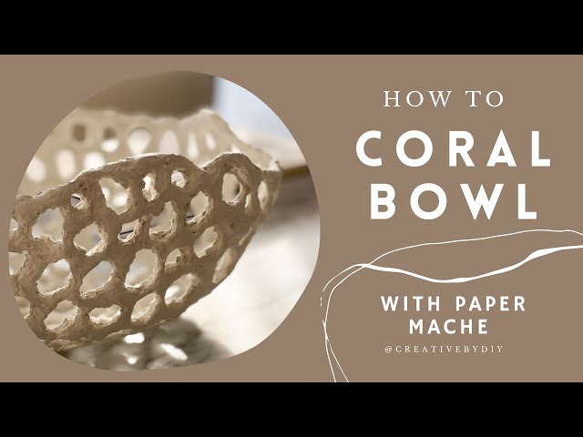 Found Paper Maché Bowl