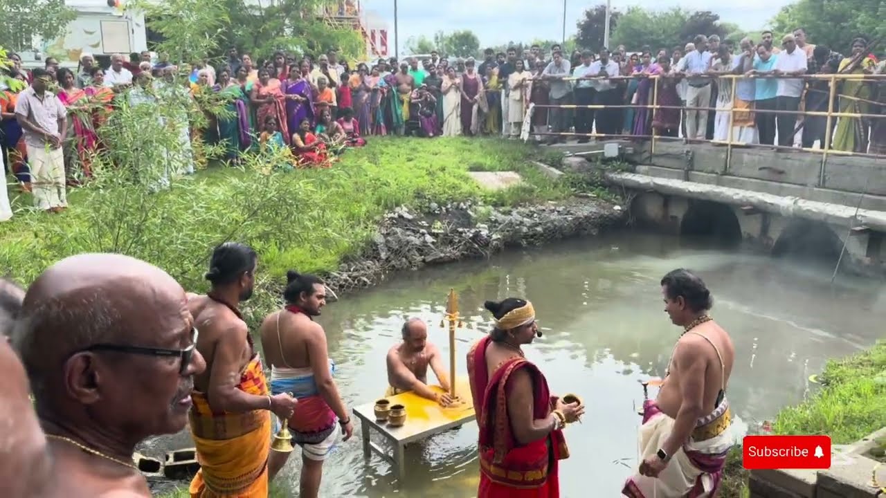 🇨🇦கனடாவில் நதிக்கரையில் இடம்பெற்ற தீர்த்த திருவிழா🙏