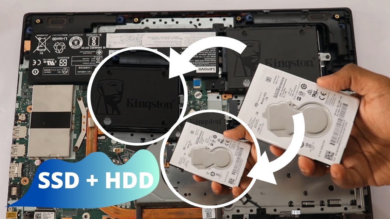 SSD Upgrade Lenovo Ideapad 300 SSD and HDD Hybrid Solution | Ideapad Laptop