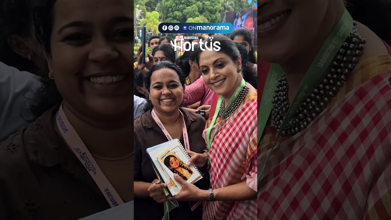 Nadhiya Moidu’s warm moment with fans at Hortus 2025