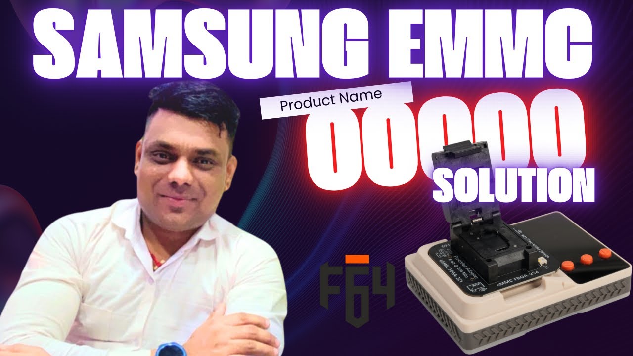 Samsung eMMC 00000 Products Name Solution with Flash 64 Box !! Repair Boot Partition Health & FFU !!