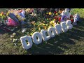 The grave of Dolores O'Riordan at Caherelly graveyard, Co. Limerick, Ireland (February 4th, 2018)