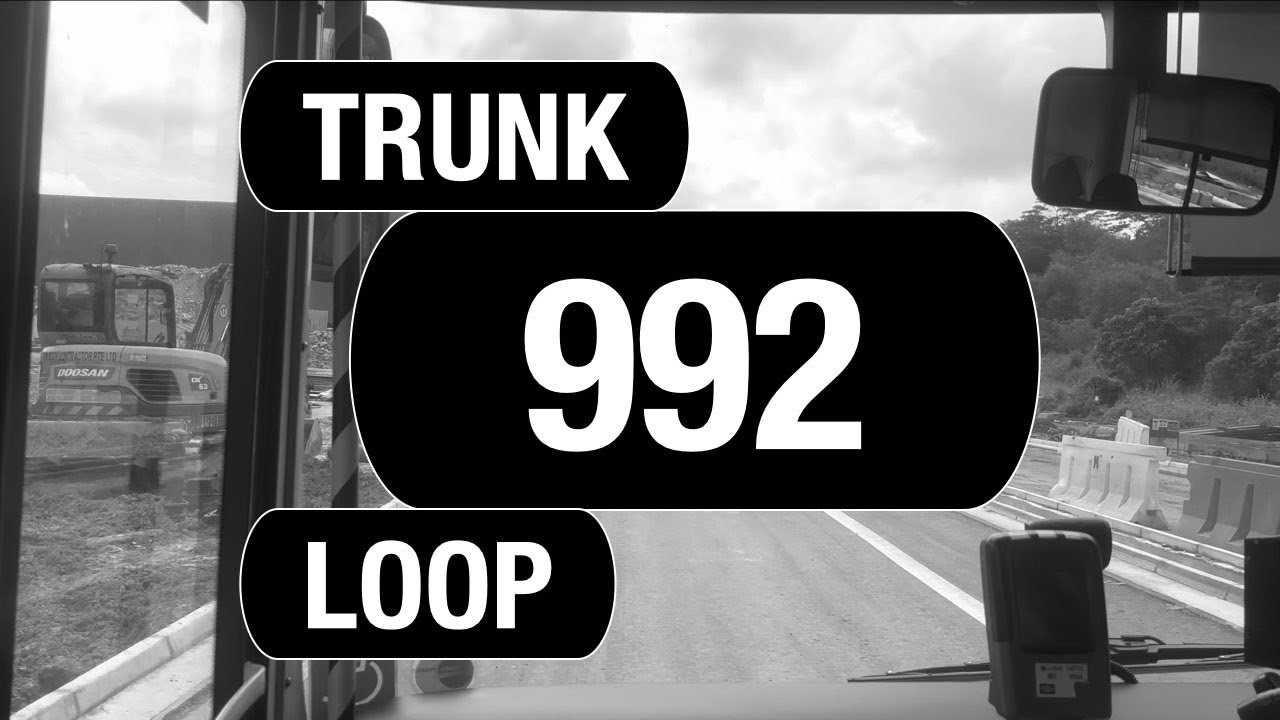 Tower Transit Trunk 992 (BFTP 2024) | Bus Service Route Visual