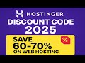Hostinger Discount Code 2025: Save 60–70% on Web Hosting (Limited Time!)