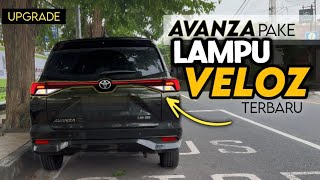 Avanza uses VELOZ LIGHTS - install trunk & trunklid STOPLAMP ‼️ #carmodification #avanza #veloz2022