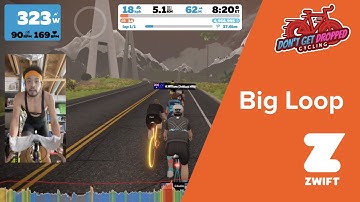 4.0w/kg 20min PB... still got DROPPED! / Big Loop // Zwift Race