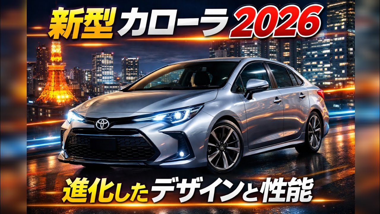 「2026年最新トヨタ・カローラ完全解説！進化したデザインと性能」