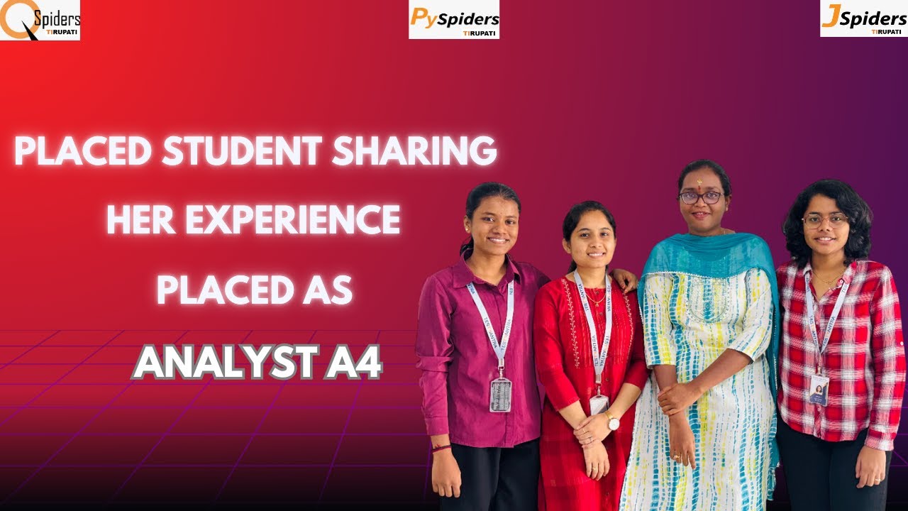 Jspiders Class Rome ANKITHA (BTECH) 2025 JSPIDERS TIRUPATI BRANCH - YouTube