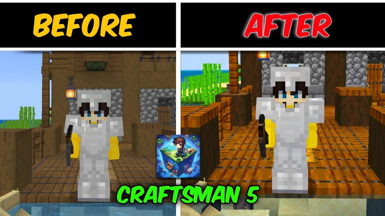 Best Shaders And Texture Pack For Craftsman 5 🔥 