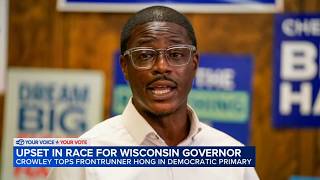 Crowley s razor-thin WI primary win sets up match against Trump pick