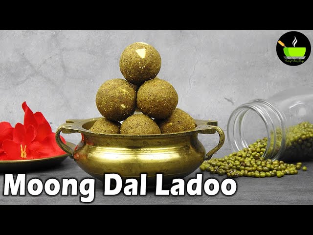 Green Gram Ladoo Using Jaggery | Moong Dal Ladoo Recipe | Instant & Healthy Ladoo Recipe | She Cooks