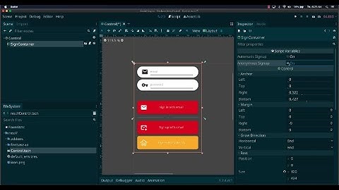Godot Firebase-UI SignContainer Demo