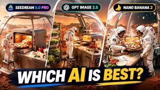GPT image 2.5 vs Seedream5.0 Pro vs Google nano banana 2- Who's The BEST AI Image Generator of 2026