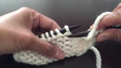 KnitChats - Purl Increase in Row Below