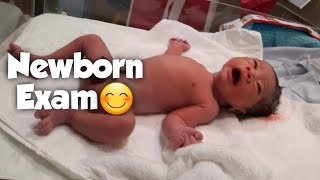 Newborn Exam | My Baby Boy's Exam After Birth Newborn Exam | My Baby Boy's Exam After Birth