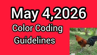 May 4,2026 Color Coding Guidelines 