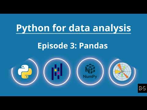Python for data analysis : Cours complet pour débutant-----Episode 3 :Pandas Partie 1.