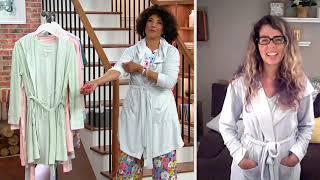 Koolaburra by UGG Boucle Baby Terry Wrap Robe on QVC