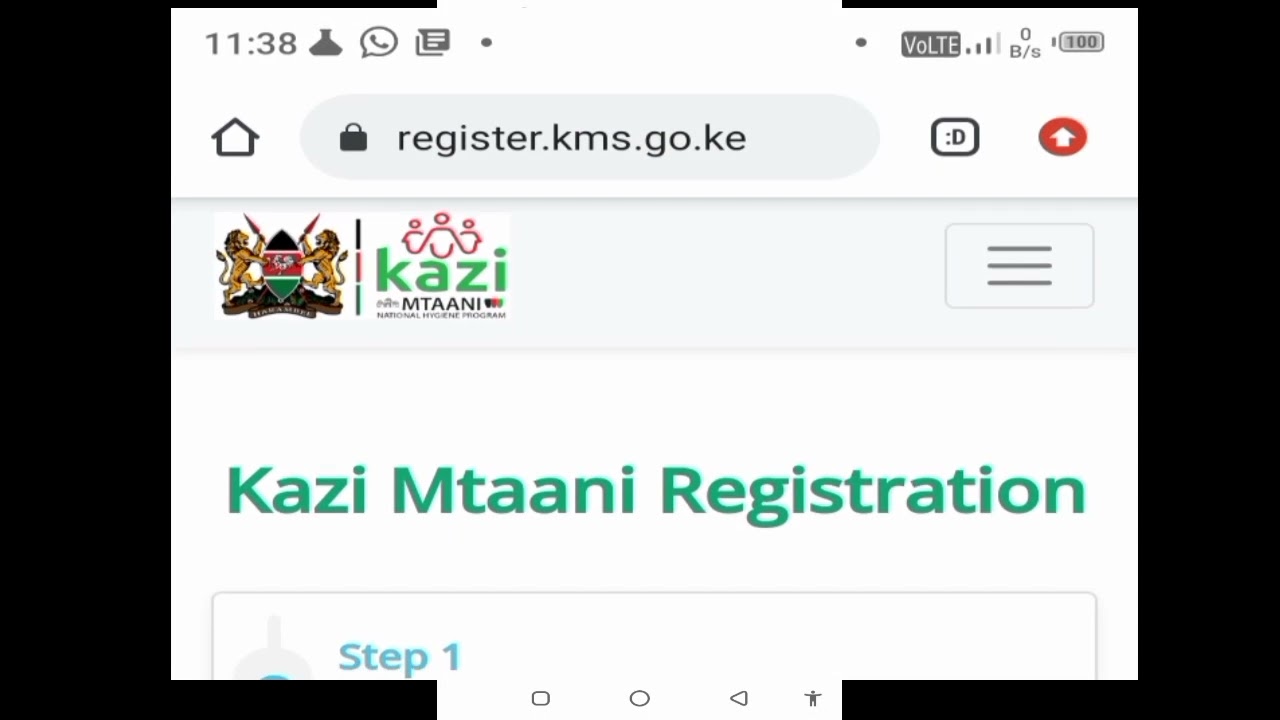 how to write application letter for kazi mtaani