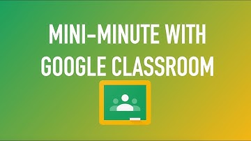 Mini Minute with Google Classroom: YouTube Questions With Magic School