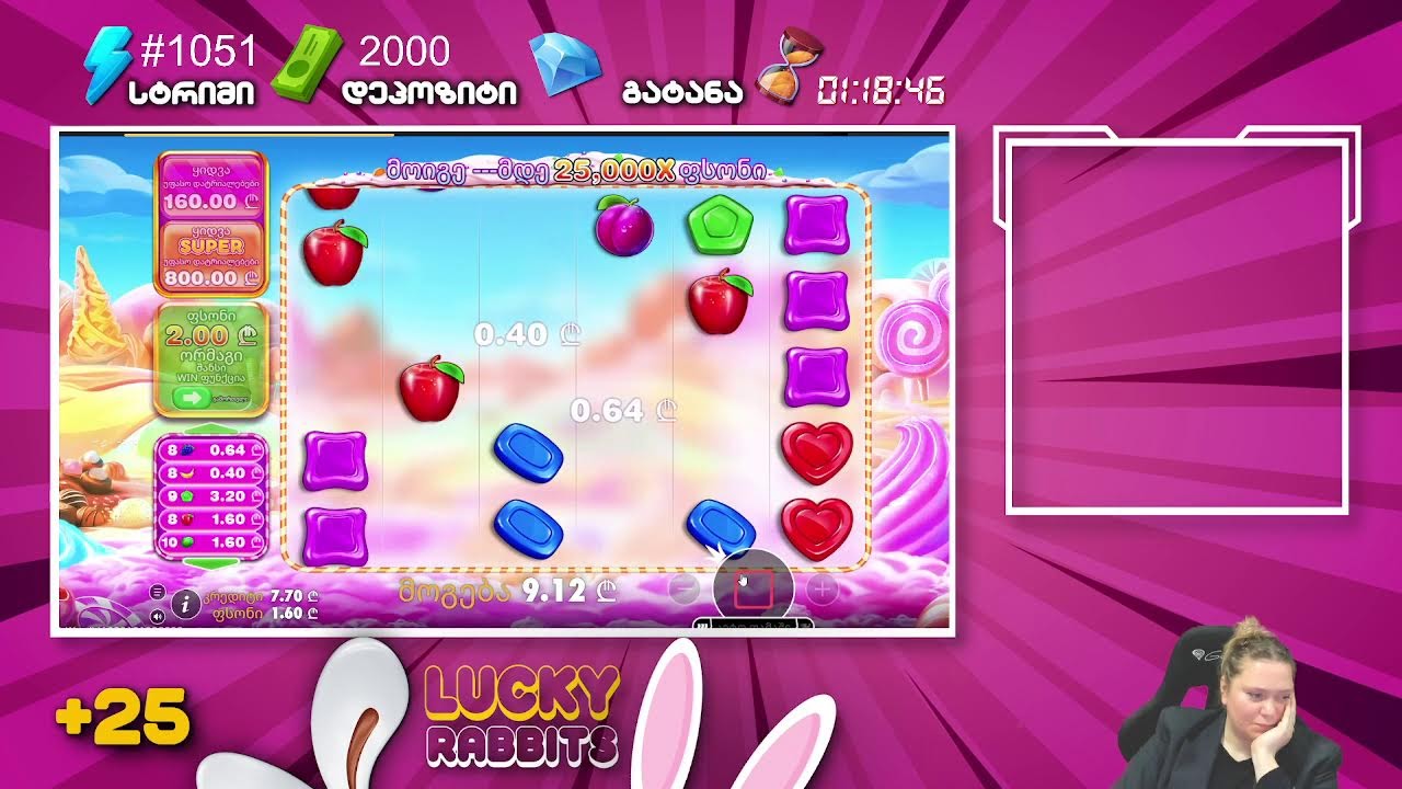 Permainan Lucky Rabbit 🐰 Lucky Rabbits-ის სტრიმი - YouTube