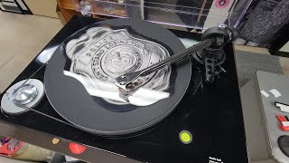 Police Badge Shaped Picture Disc Promo