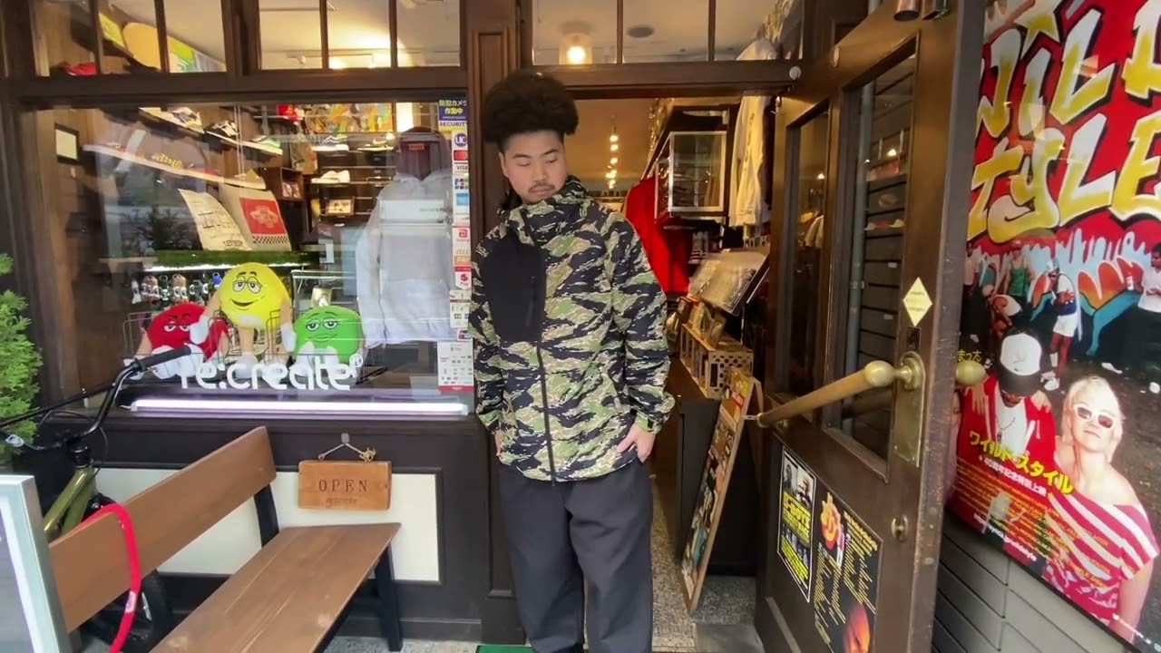 【リクリエイト 京都三条】HUF NYLON JACKET (STANDARD) KAMO