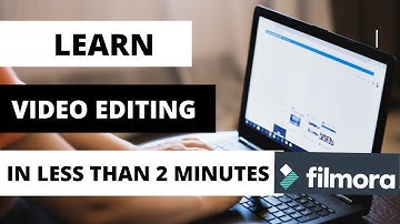 learn video editing in 2 minutes using filmora 9