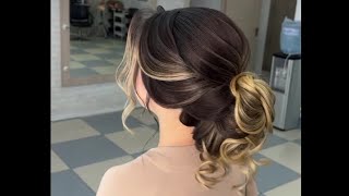 Layerd Texture messy bun |Girls hairstyles|Multicontents Videos