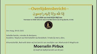 Download Lagu Tiedja van Marhoema Moerselin Pirbux MP3