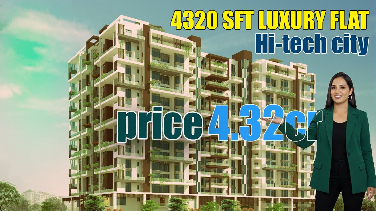 || VAMSIRAM JYOTHI COSMOS || LUXURY FLAT FOR SALE || HI-TECH CITY || HYDERABAD