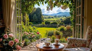 Spring Garden Balcony 🌿 Relaxing Morning with Gentle Birds & ASMR Ambience, for Peaceful Moments 🌸☕