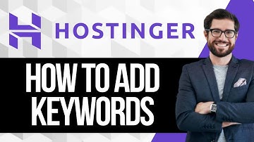 How to Add Keywords to Hostinger Website Builder