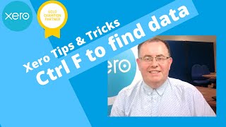 Xero Tip Ctrl F