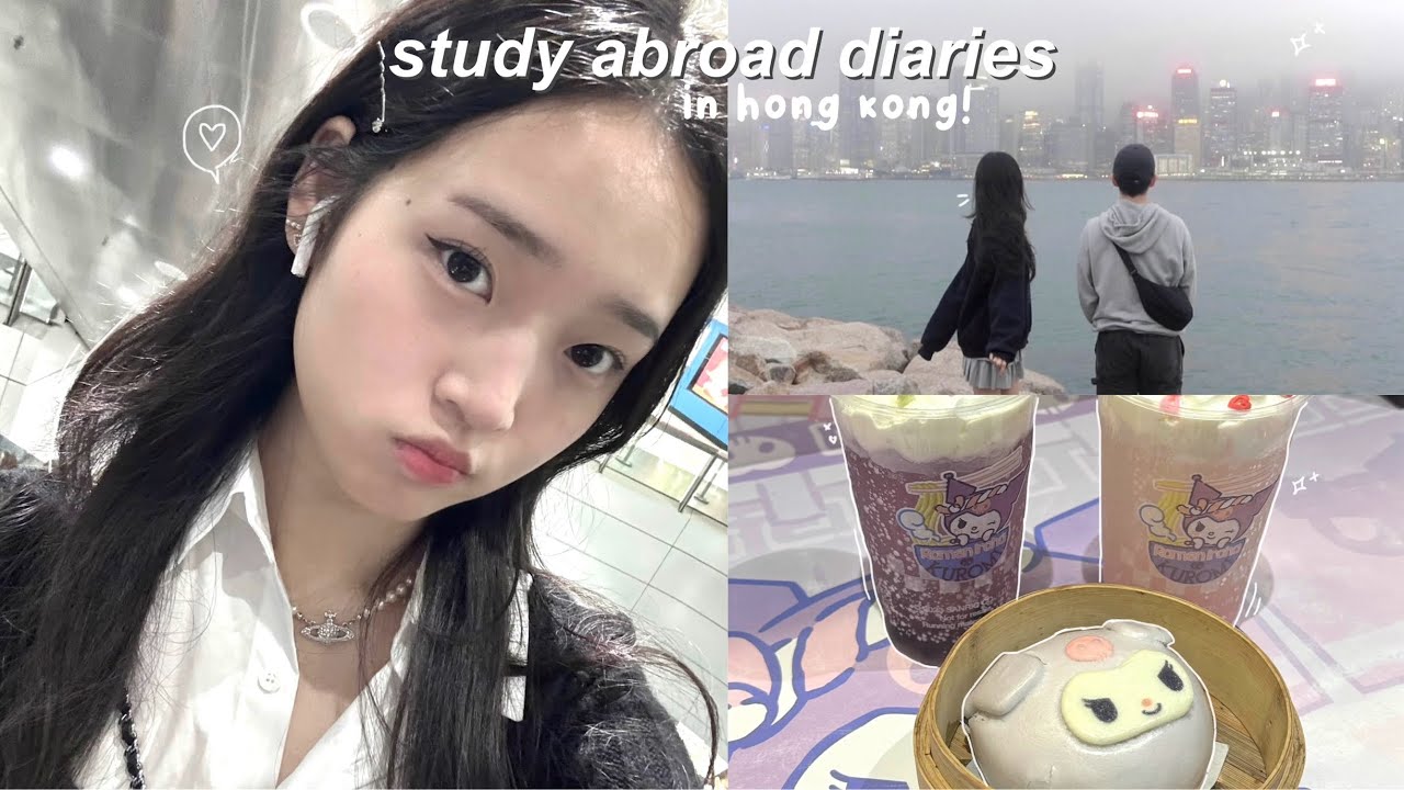 STUDYING ABROAD in hong kong macau trip what i eat kuromi ramen long lectures cute shopping