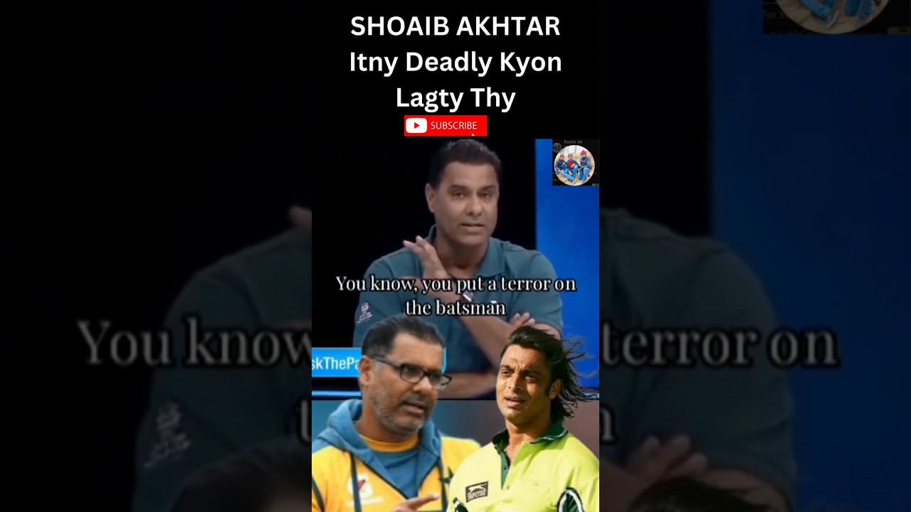 Waqar Younas Talking About Shoaib Akhtar Bowling Speed #wasimakram #waqaryounis #cricket #funny