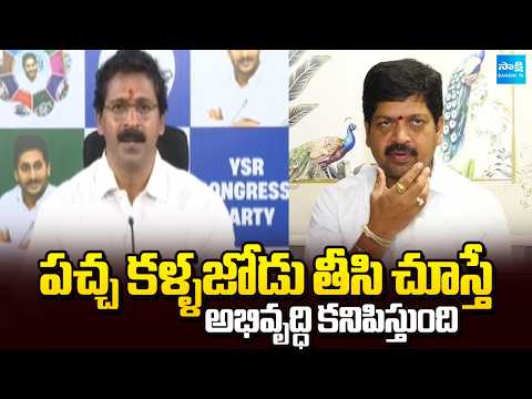 పచ్చ కళ్ళజోడు తీసి చూస్తే అభివృద్ధి కనిపిస్తుంది | Vangaveeti Narendra Comments On Kollu Ravindra - SAKSHITV