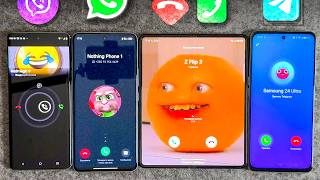 Redmi Note 15 WhatsApp + Telegram OnePlus NORD 3 + Moto Edge Viber + Z Fold 4 Incoming Call