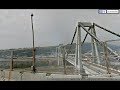 Genova Crollo Ponte Morandi Con Google Earth la posizione delle acquisizioni video del crollo