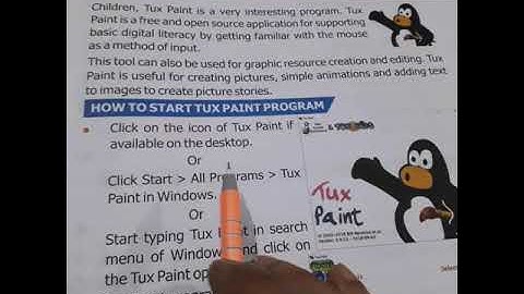 Class-4-Computer-Ch-4- Tux Paint