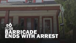 Brief barricade on the west side of Columbus ended in arrest