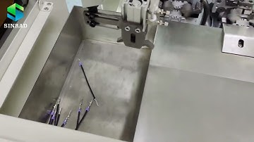 double head stripping terminal crimping and one head waterproof wire seal plug inserting machine