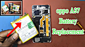 OPPO A37f Battery Replacement|How to open back panel