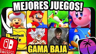 15 MEJORES JUEGOS de SWITCH para ANDROID GAMA BAJA/MEDIA! 😲 EDEN EMULATOR