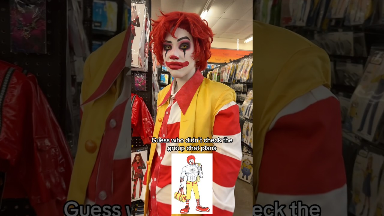 Who is it? 🤡 #halloween #spirithalloween #mcdonalds #arttheclown #cosplay #makeup #terrifer #clown