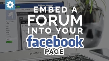 Embed a Forum into your Facebook page