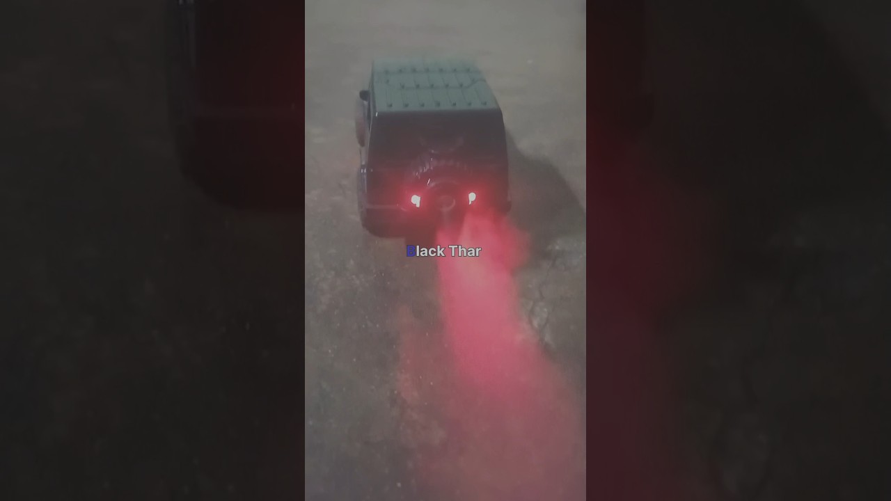 Black Thar Remote Control Toy Car 🖤🚙Feel the power and style of this Black Thar RC Car Toy! Designe