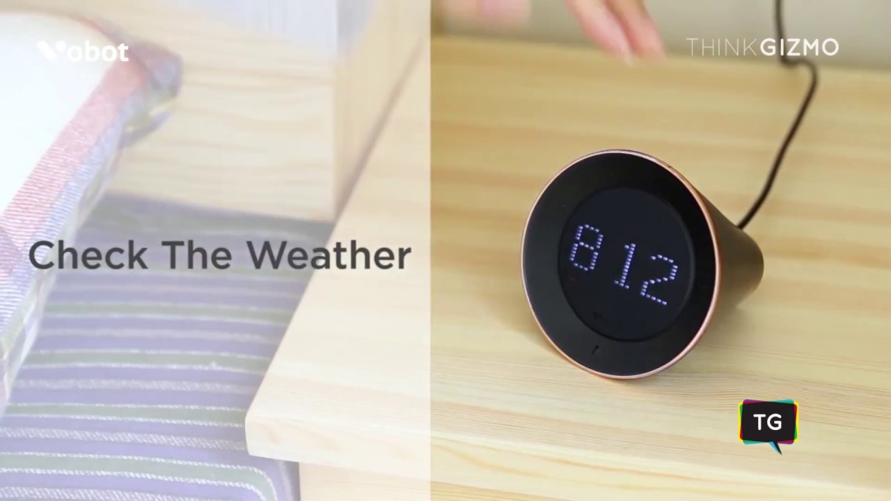 Vobot Intelligent Clock Featuring Amazon Alexa!
